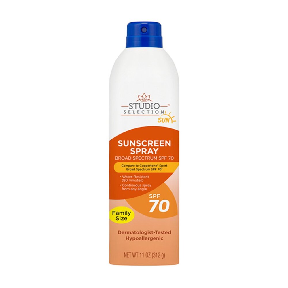 Studio Selection Sunscreen Spray SPF70 Family Size 11 oz